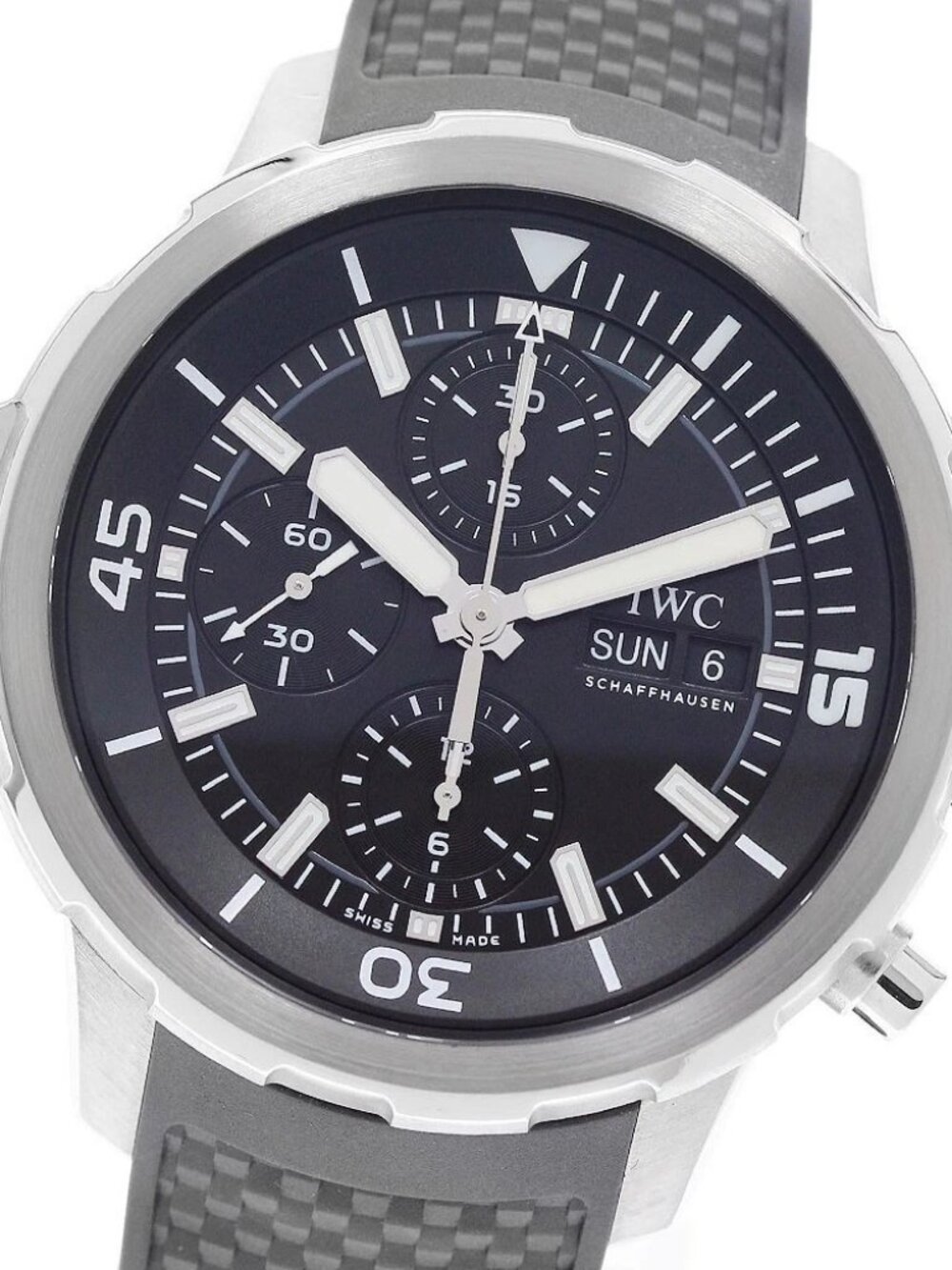 IWC SCHAFFHAUSEN Aqua timer IW376803 Chronograph day date AT Men's_956531